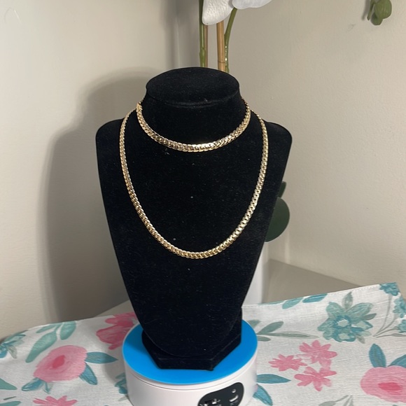 Brand new: Set:Elegant 14k laminated gold. Quality:750. - Picture 14 of 17